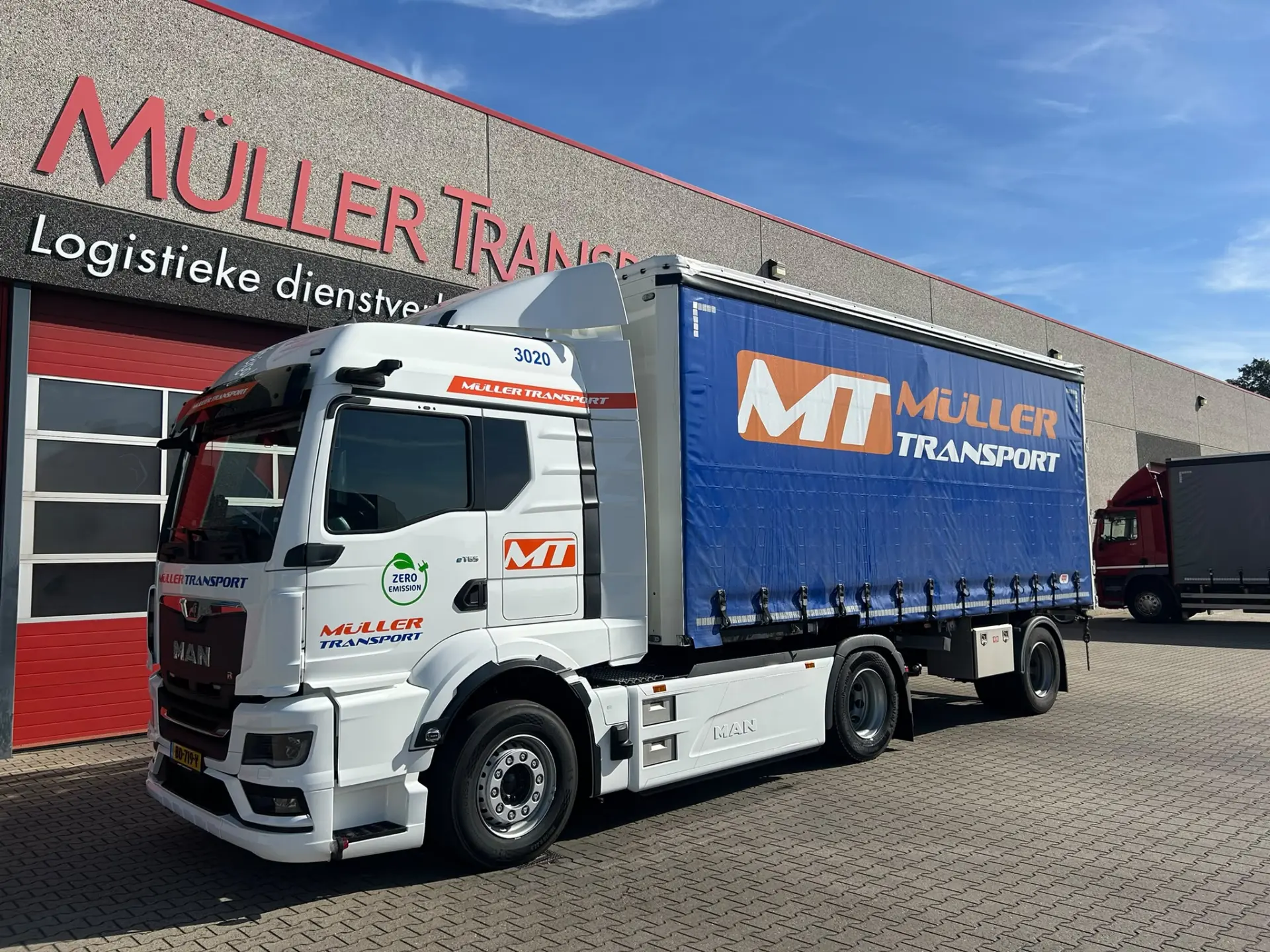 Volledig elektrische MAN eTGS-truck van Muller Transport